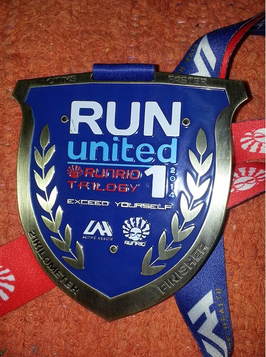 Run United 1 Finisher, 16 March&nbsp;2014